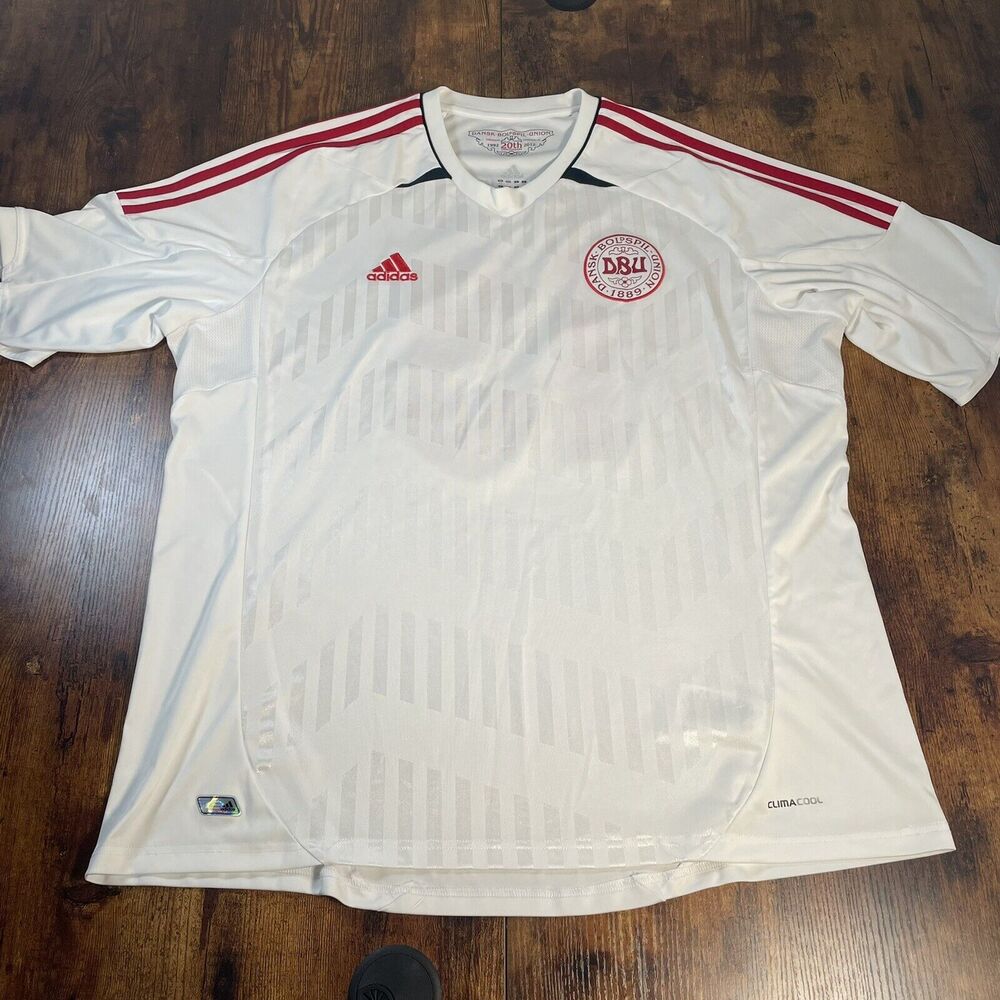 DENMARK 20th ADIDAS JERSEY DANSK BOLDSPIL UNION 2XL